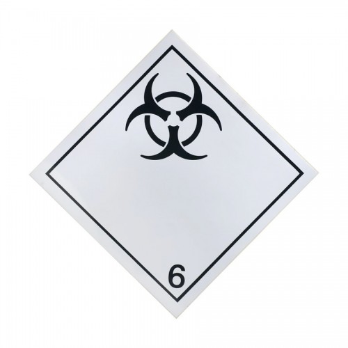 Hazard Diamond Label One Colour Infectious Substance