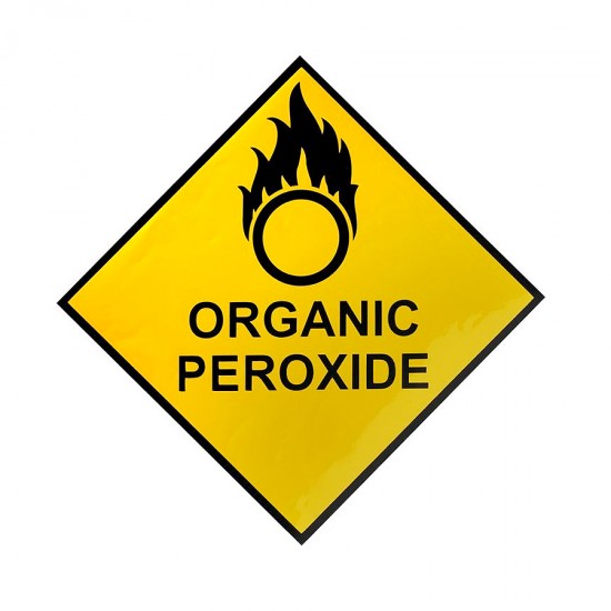 Hazard Diamond Label Two Colour - Organic Peroxide