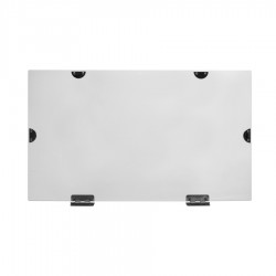 Clear Panel for Hazchem Display c/w Fittings