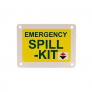Spill-Kit Symbol on Plastic
